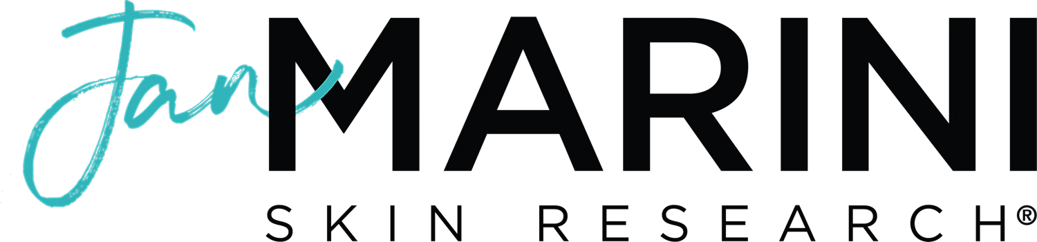 Jan Marini Skin Research logo design.